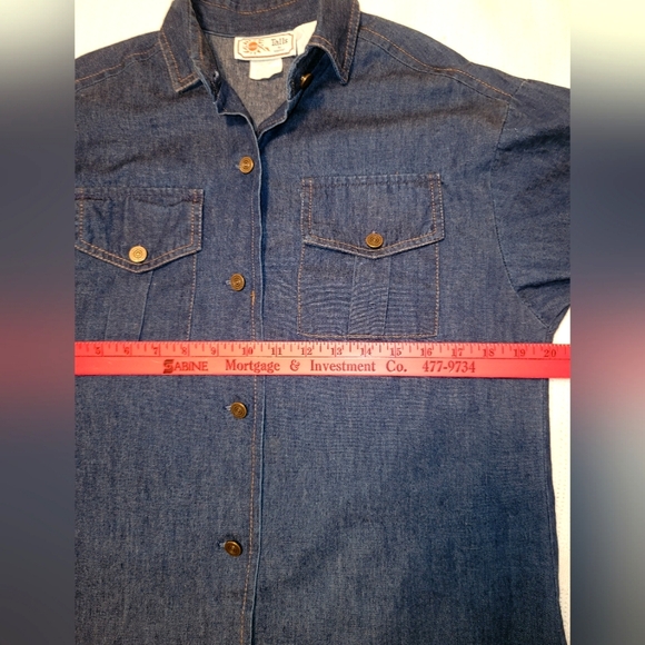 California Talls button front denim  Sz 10 🇺🇸 - Picture 10 of 15
